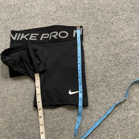 Nike Pro Shorts Womens XS Extra Small Black Dri Fit Athletic Sports Bike Workout - Picture 5 of 11